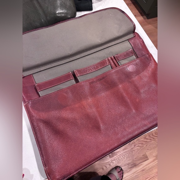 Johnston & Murphy Brown Leather Men's computer case - Picture 8 of 9